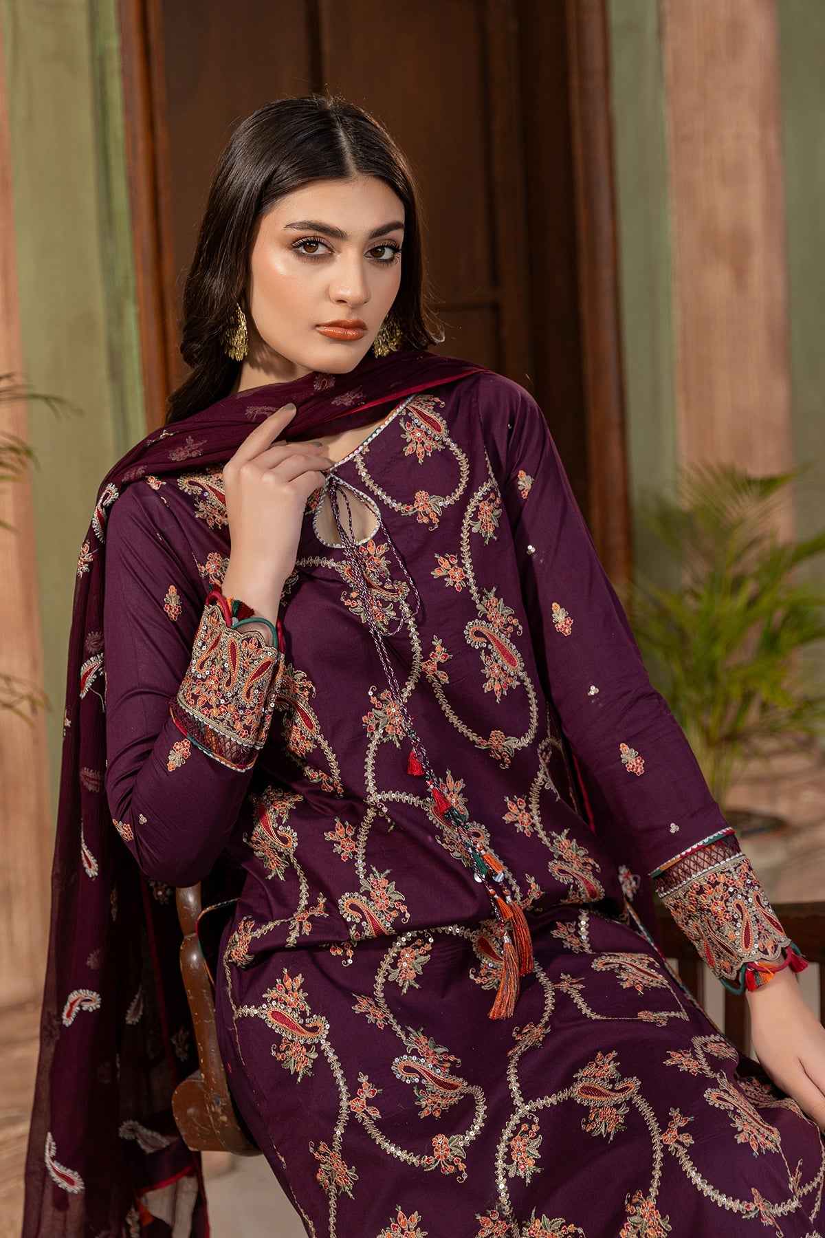 kumash Festive Lawn 2025 - Anyesha clothes 