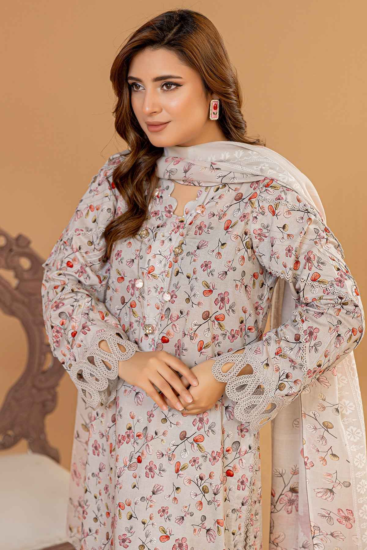 Kumash Luxury Digital Printed Lawn - Anyesha clothes 