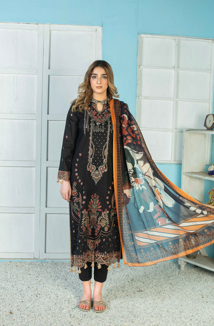 3 Piece - Luxury Embroidered Lawn Suit - AN001 - Anyesha clothes
