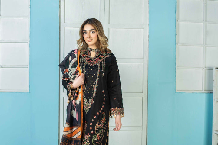 3 Piece - Luxury Embroidered Lawn Suit - AN001 - Anyesha clothes