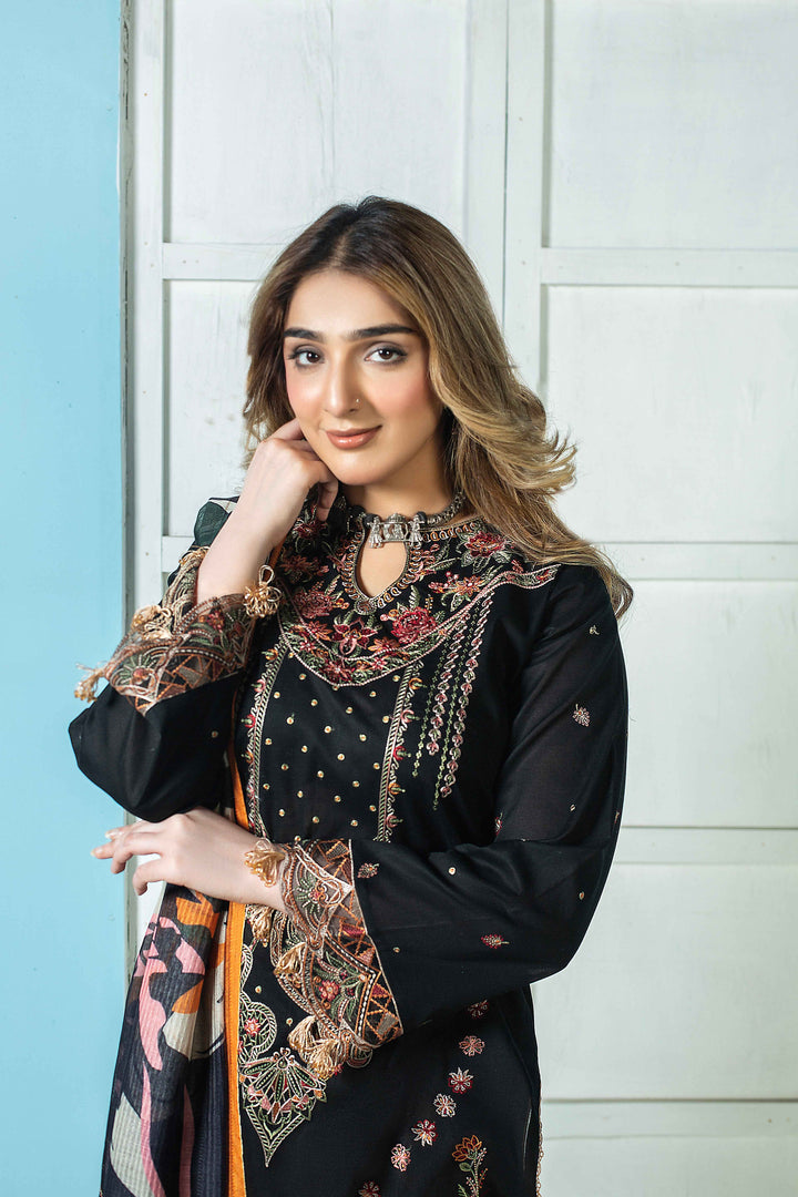 3 Piece - Luxury Embroidered Lawn Suit - AN001 - Anyesha clothes
