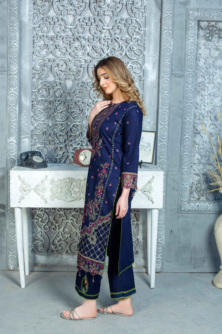 3 Piece - Luxury Embroidered Lawn Suit - AN002 - Anyesha clothes