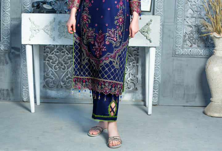 3 Piece - Luxury Embroidered Lawn Suit - AN002 - Anyesha clothes