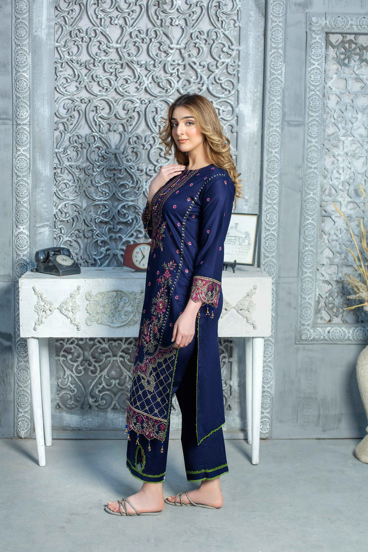 3 Piece - Luxury Embroidered Lawn Suit - AN002 - Anyesha clothes