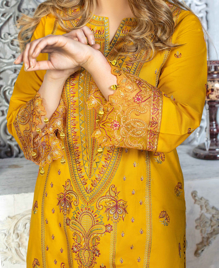3 Piece - Luxury Embroidered Lawn Suit - AN006 - Anyesha clothes