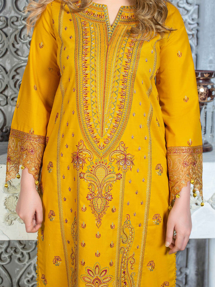 3 Piece - Luxury Embroidered Lawn Suit - AN006 - Anyesha clothes