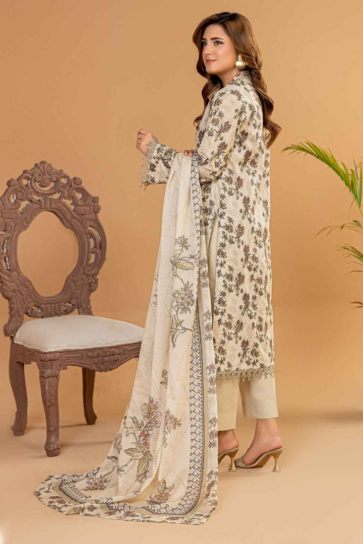 Digital Printed Lawn With Malmal Dupatta BK - 39 - Anyesha clothes