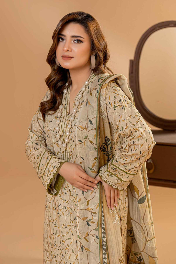 Digital Printed Lawn With Malmal Dupatta D - 33 - Anyesha clothes